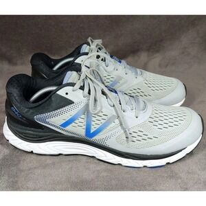 New Balance Men's 840 v4 Grey Blue Black Running Shoe Sneaker Size 12D